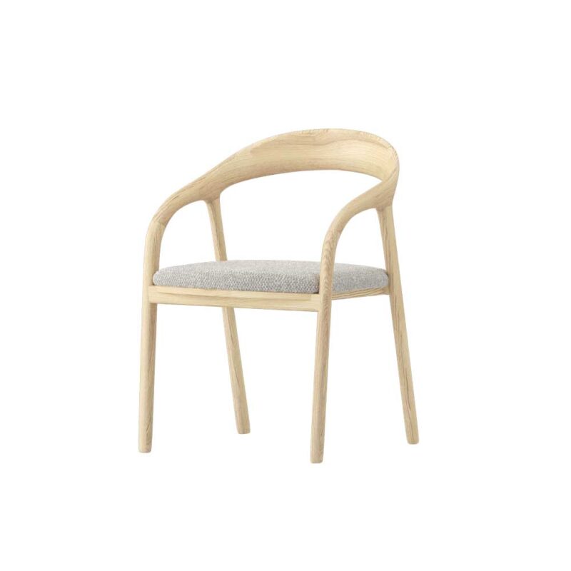 Kawa Dining Chair – Fabric Seat