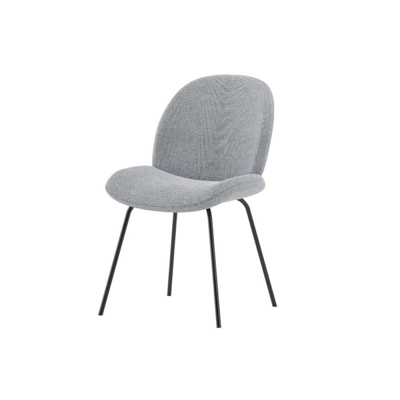 Beetle Dining Chair – Dark Grey Fabric