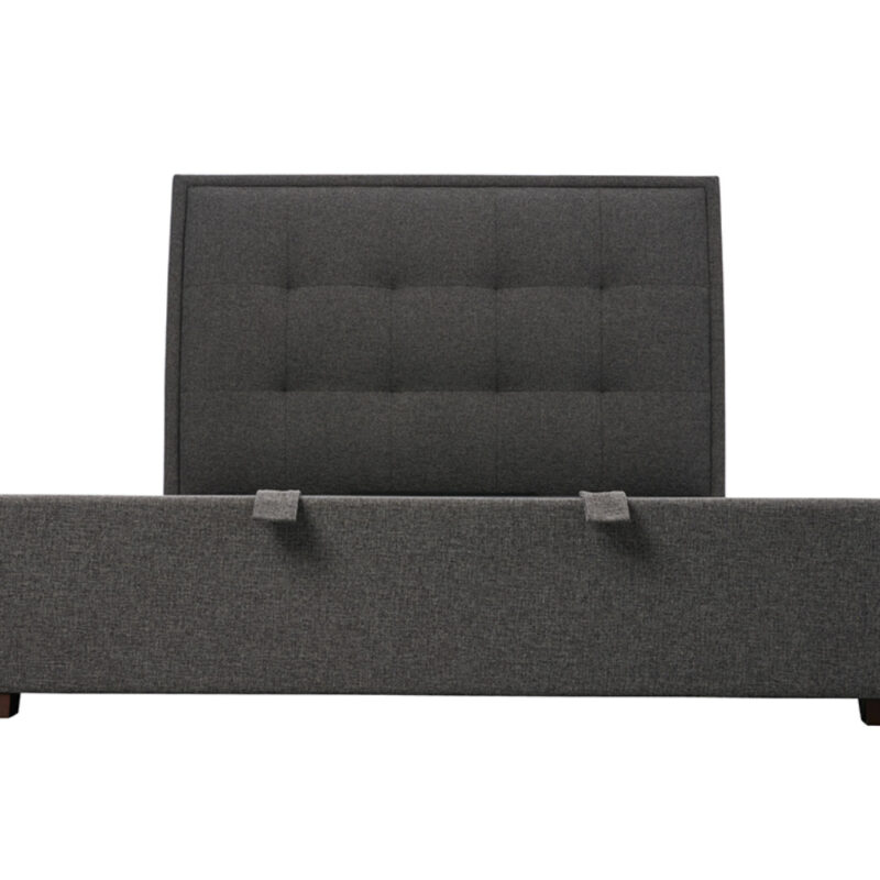 Lincoln Gas Lift Bed - Dark Grey