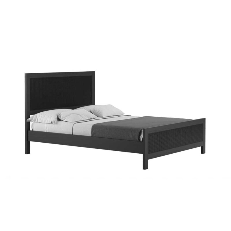 Bouddi Bed Black in Melbourne and Sydney | Loungely