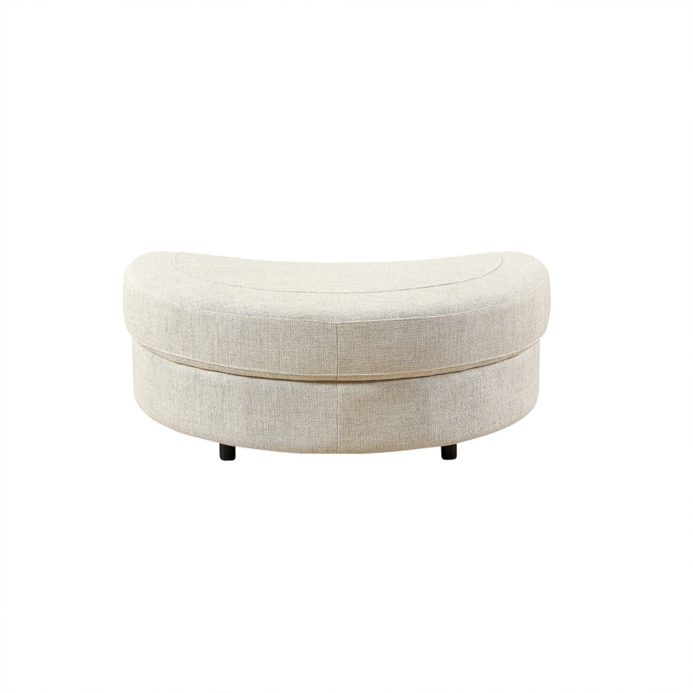 Cuddle Chair Ottoman in Astral Almond Fabric - Image 4