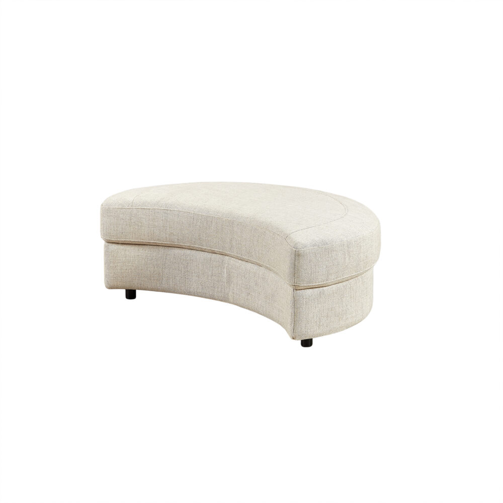 Cuddle Chair Ottoman in Astral Almond Fabric - Image 3