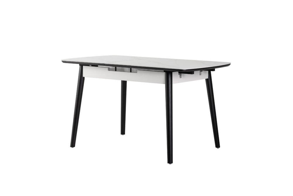 Unity Extension Dining Table - Snow White Ceramic