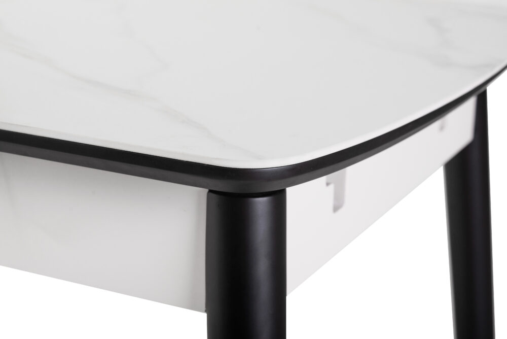 Unity Extension Dining Table - Snow White Ceramic - Image 6