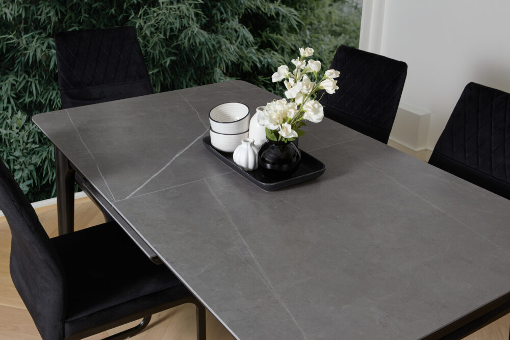 Jaxon Extension Dining Table - Bulgarian Grey - Image 8