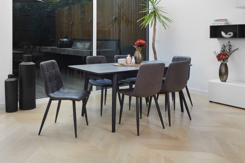 Jaxon Extension Dining Table - Bulgarian Grey - Image 11