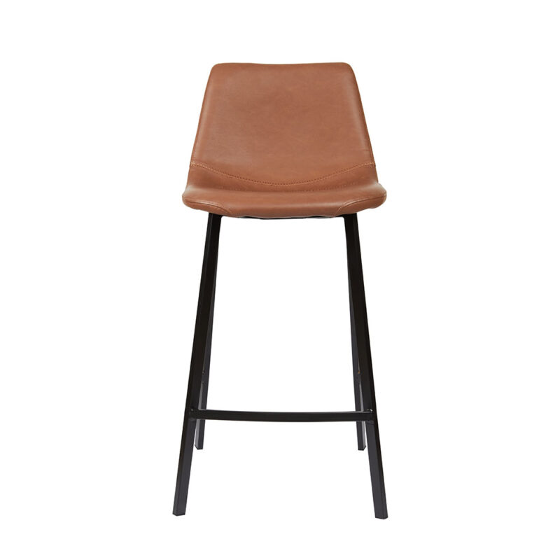 Leo Stool Set of 2- Cognac