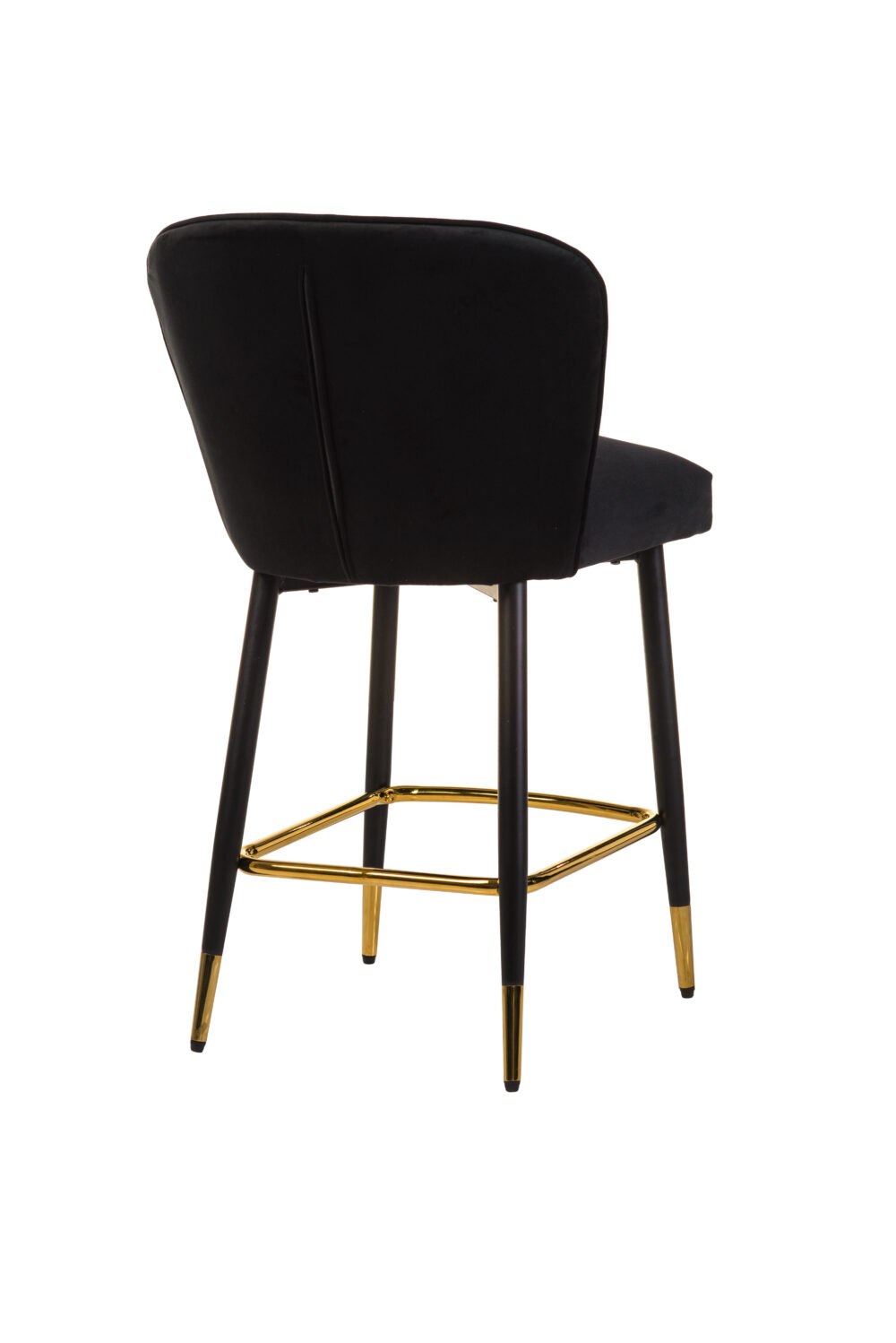 Monroe Stool Set of 2 - Black Velvet - Image 4