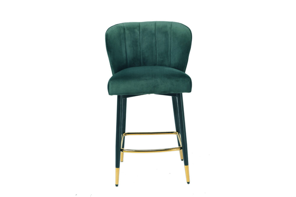Monroe Stool Set of 2 - Emerald Velvet