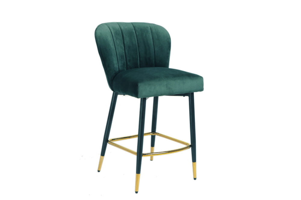 Monroe Stool Set of 2 - Emerald Velvet - Image 2