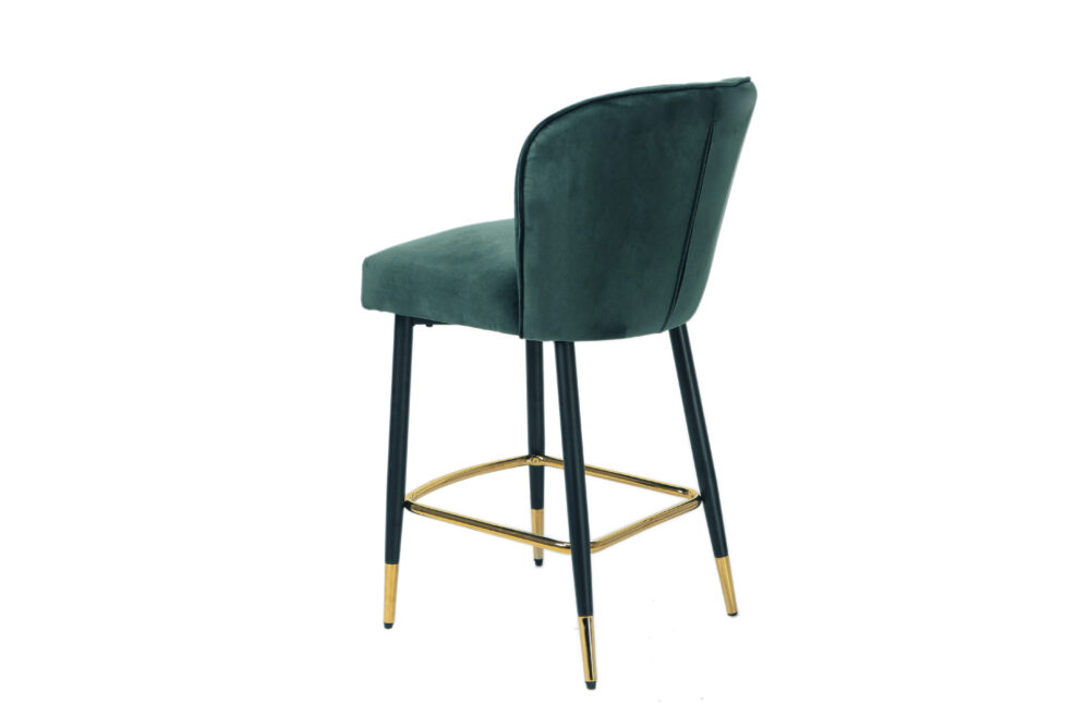 Monroe Stool Set of 2 - Emerald Velvet - Image 4