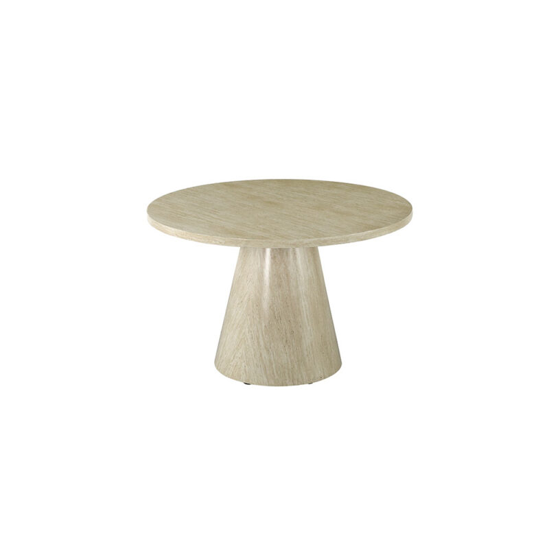 Trevi Round Dining Table - French Fawn