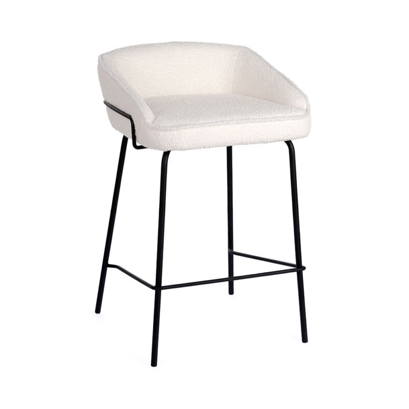 Hudson Stool Set of 2- Ivory