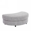Cuddle Chair Ottoman in Astral Ash Fabric