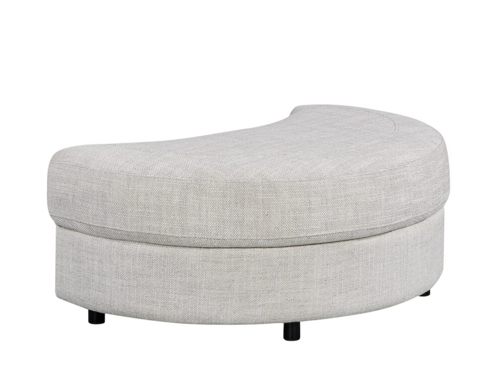 Cuddle Swivel Chair & Ottoman in Byron Almond Fabric - Image 12