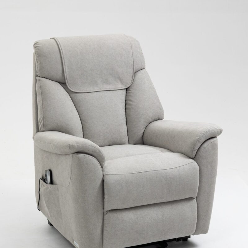 Ohio Dual Motor Lift Chair in Mesinna Fossil