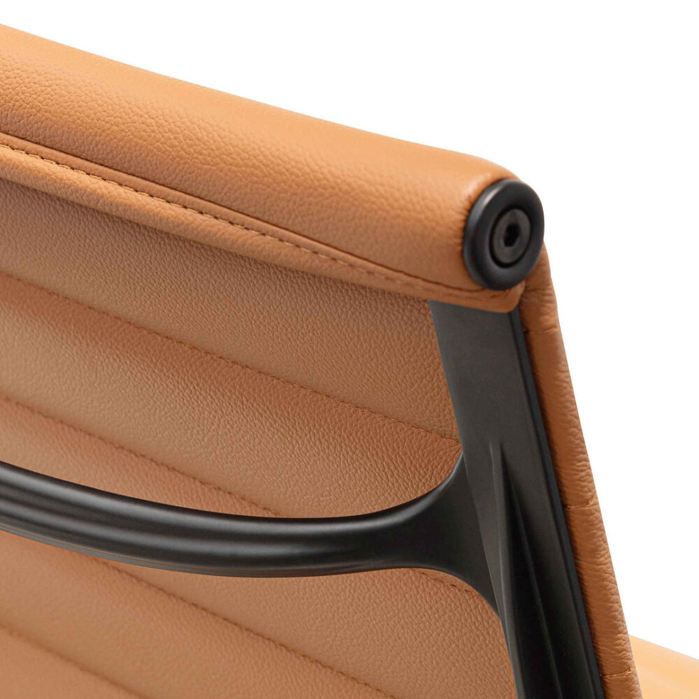 Floyd Low Back Office Chair - Saddle Tan in Black Frame - Image 7