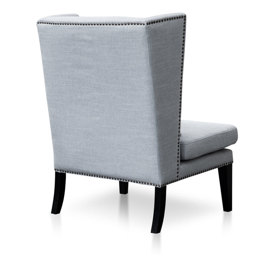 Mercer Lounge Wingback Chair in Light Texture Grey - Image 4