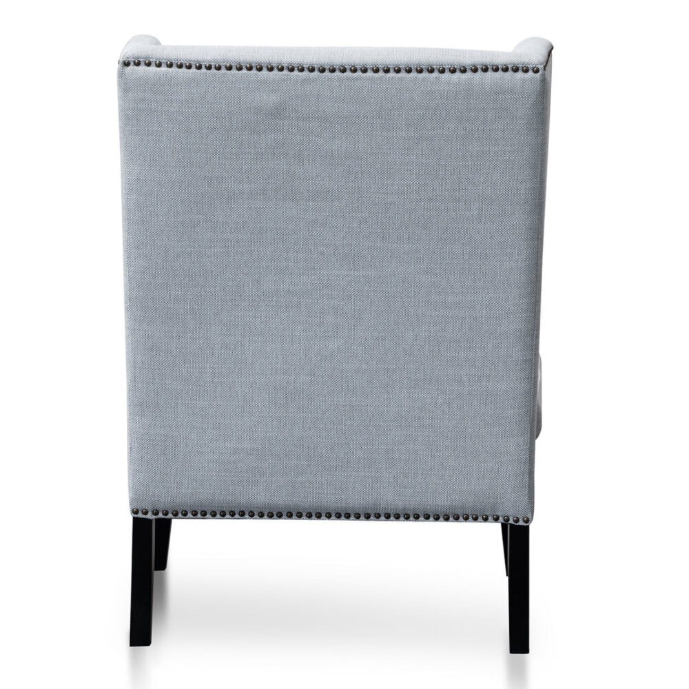 Mercer Lounge Wingback Chair in Light Texture Grey - Image 5