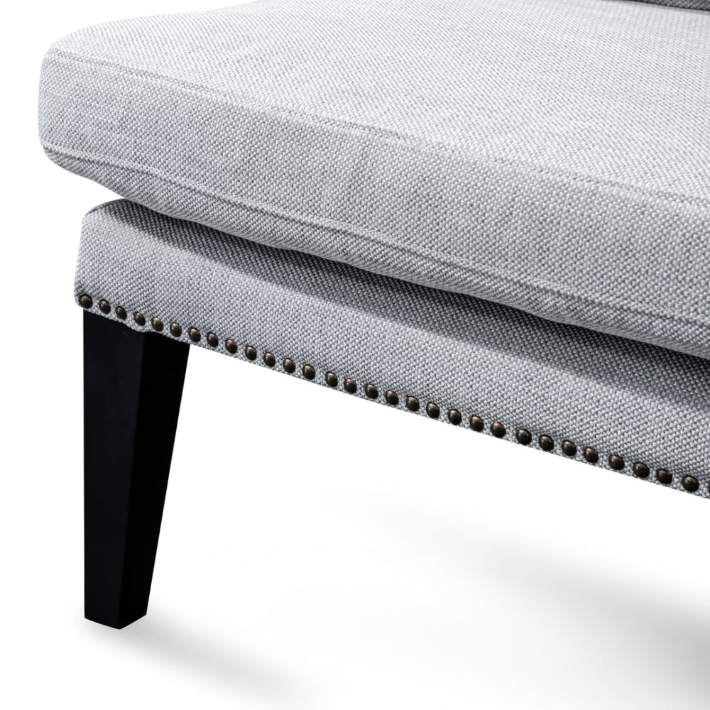 Mercer Lounge Wingback Chair in Light Texture Grey - Image 9
