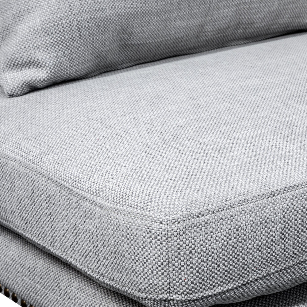 Mercer Lounge Wingback Chair in Light Texture Grey - Image 7