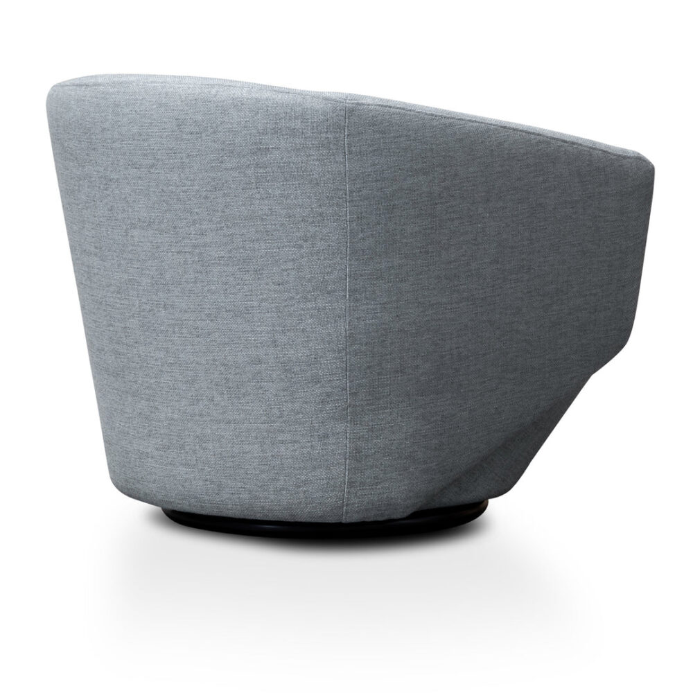 Donna Fabric Lounge Chair - Light Grey - Image 6