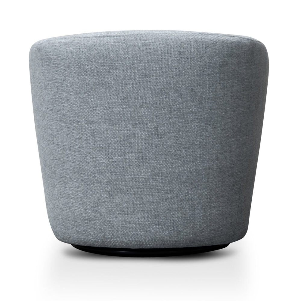 Donna Fabric Lounge Chair - Light Grey - Image 7