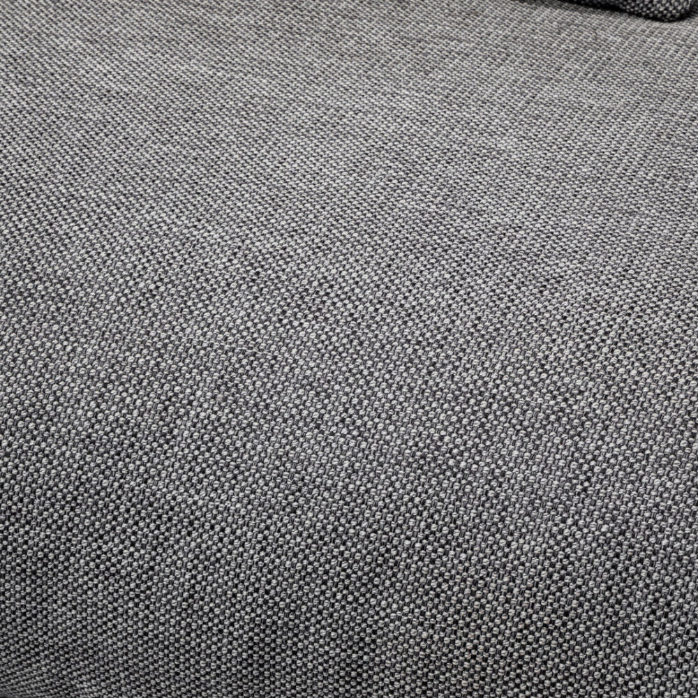 Della Right Return Modular Fabric Sofa - Graphite Grey - Image 10
