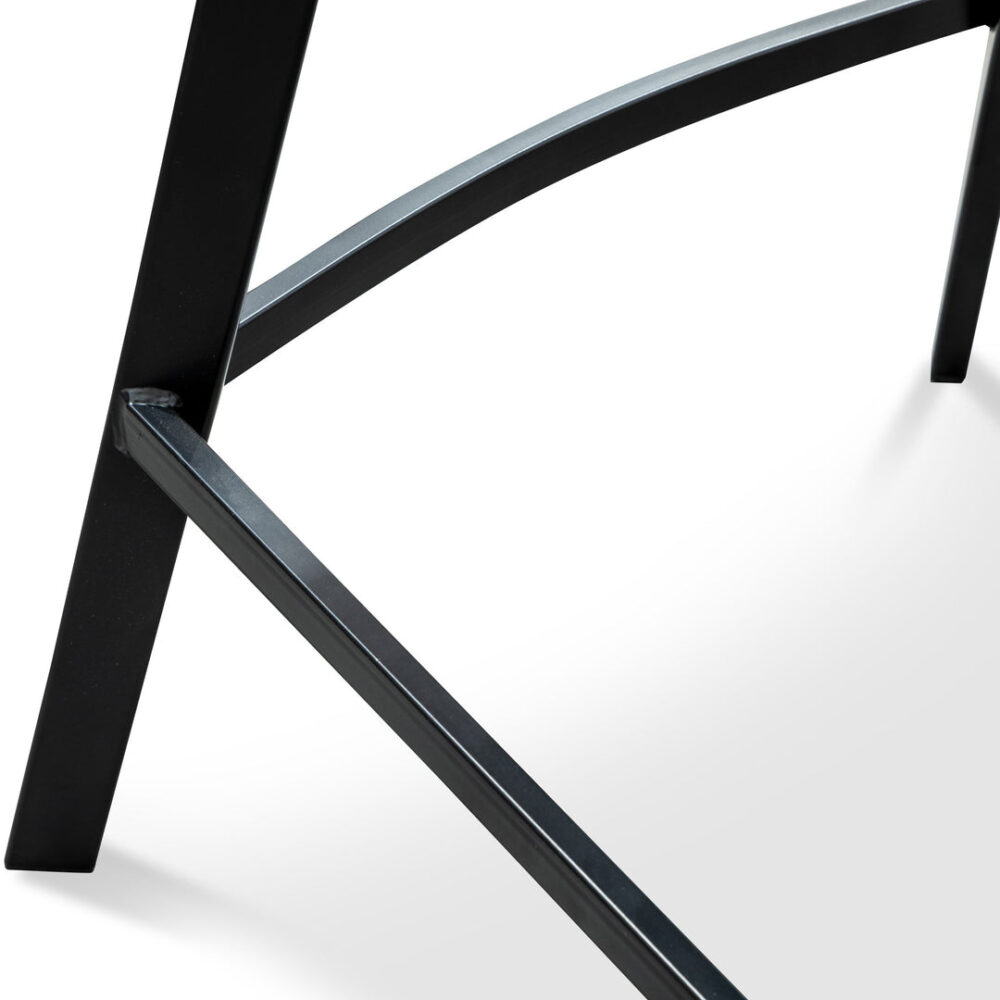 Set Of 2 - Duke 65cm Bar Stool - Cinnamon Brown PU Leather - Image 8