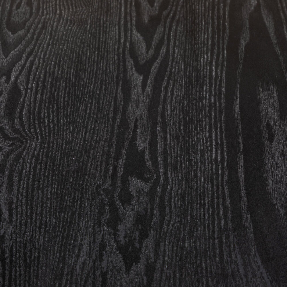 Massey 3m Wooden Dining Table - Black - Image 6