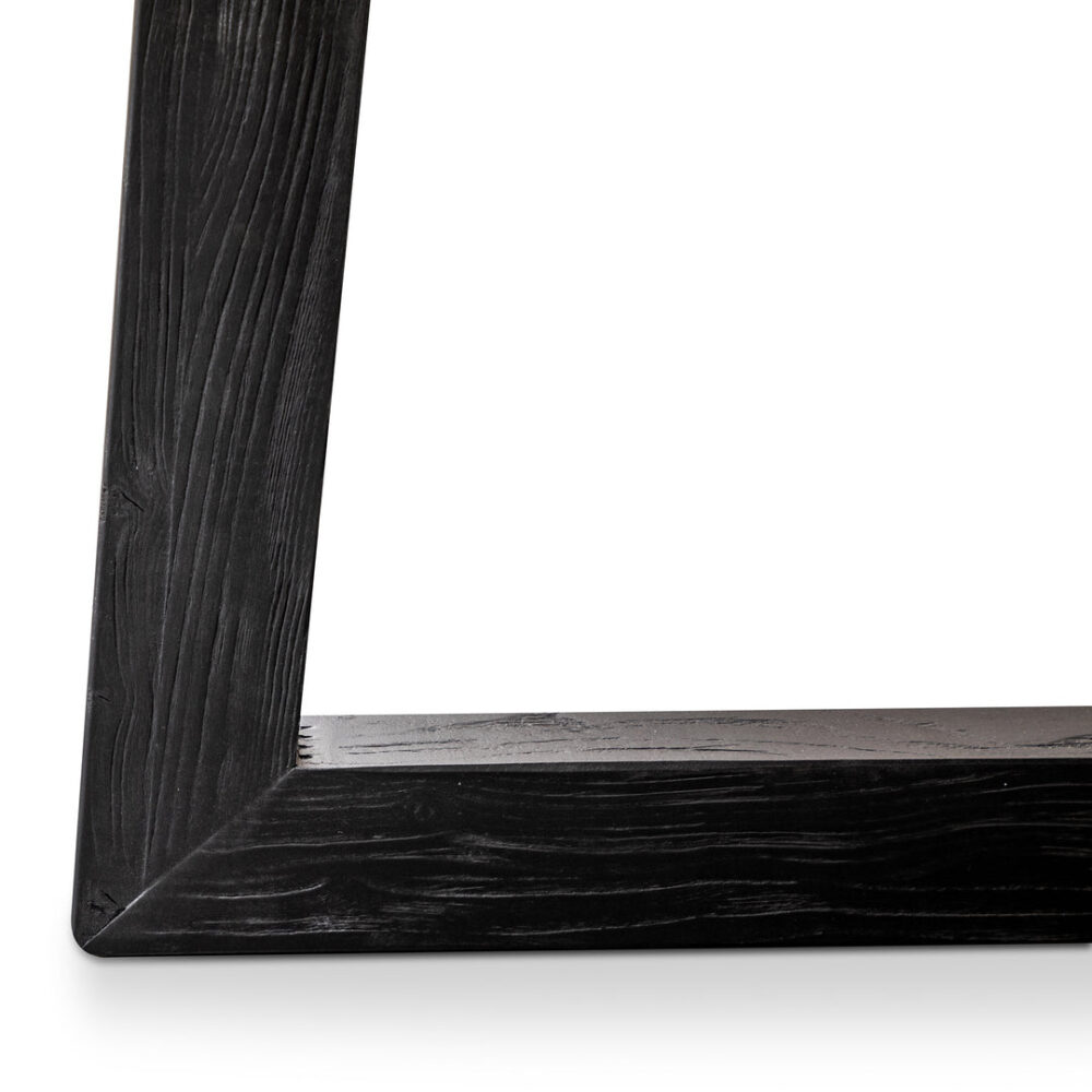 Massey 3m Wooden Dining Table - Black - Image 10