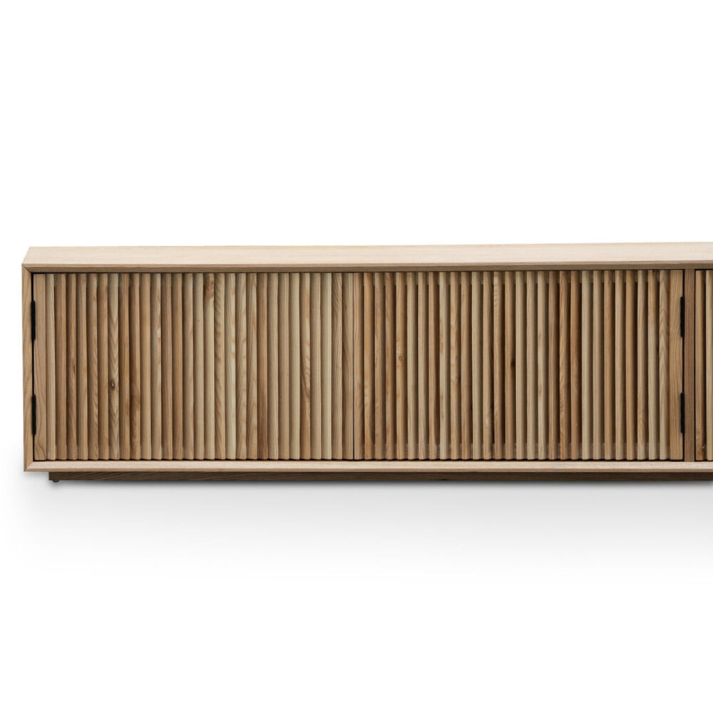 Dahlia 2m Wooden TV Entertainment Unit - Natural Ash - Image 10