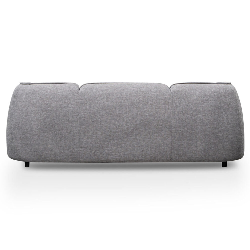 Chapman 3 Seater Fabric Sofa- Graphite Grey - Image 6