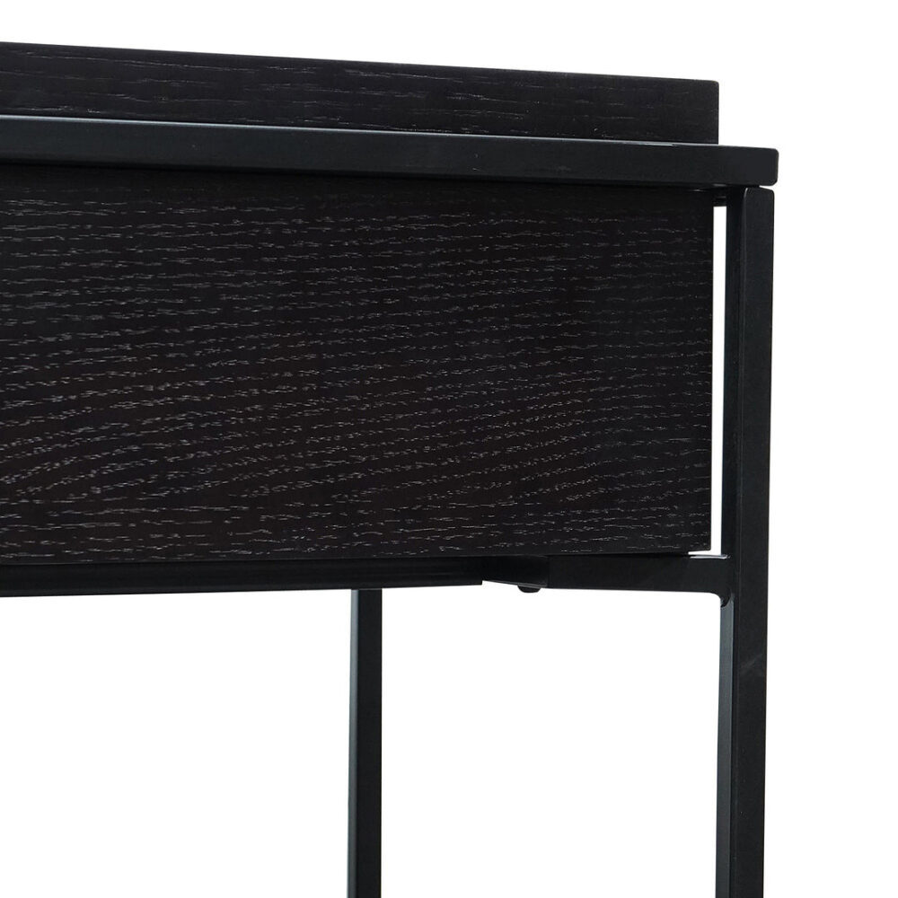 Silva 150cm Wooden TV Entertainment Unit - Full Black - Image 5