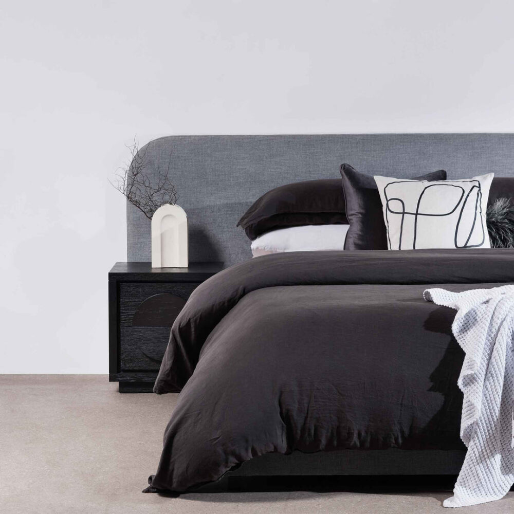 Greta Queen Bed Frame - Flint Grey - Image 3