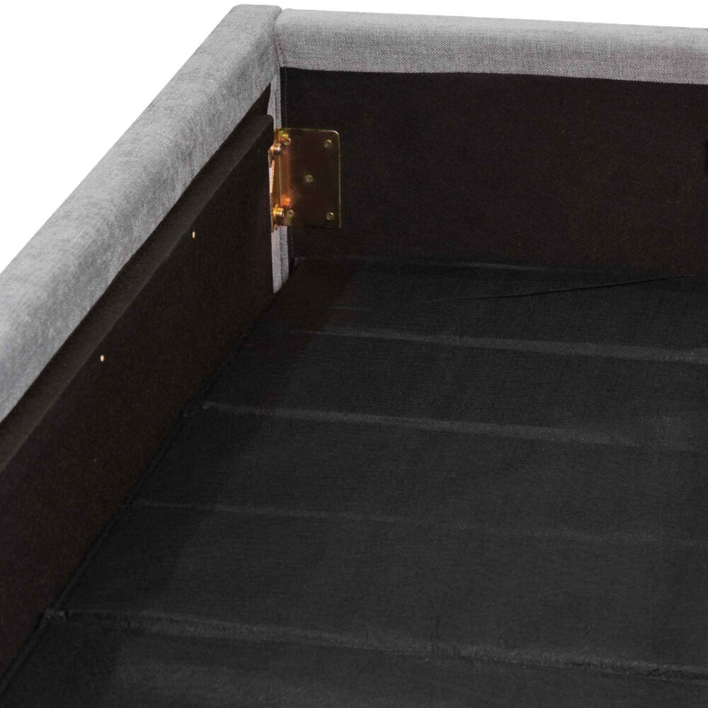 Greta Queen Bed Frame - Flint Grey - Image 11