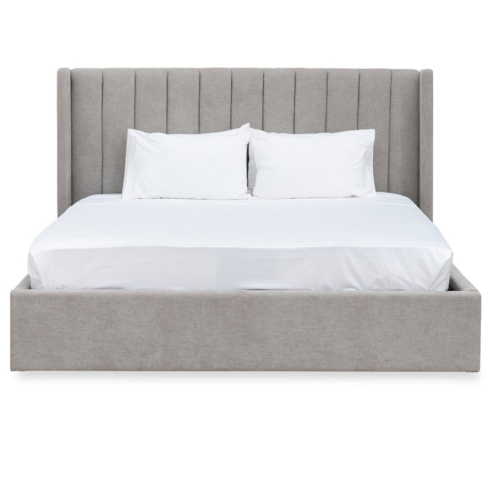 Hillsdale Wide Base Queen Bed Frame - Oyster Beige - Image 2