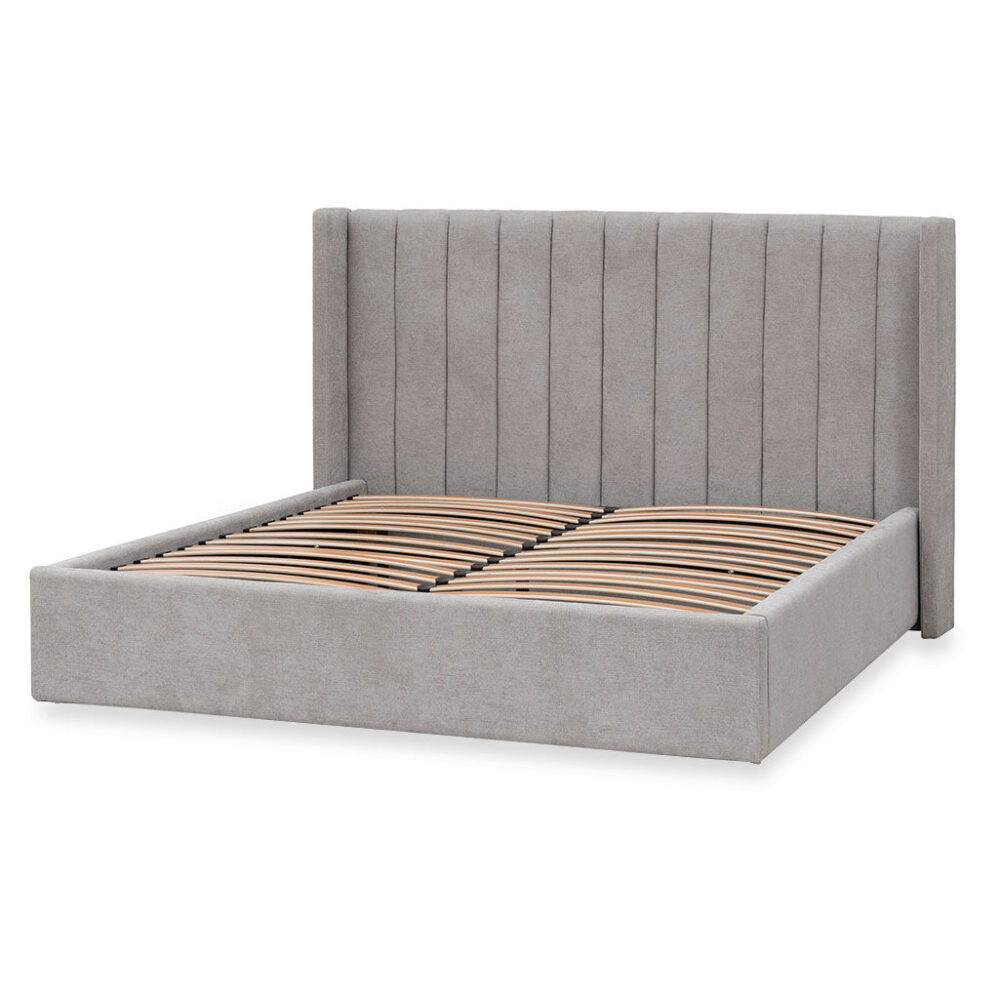 Hillsdale Wide Base Queen Bed Frame - Oyster Beige - Image 6