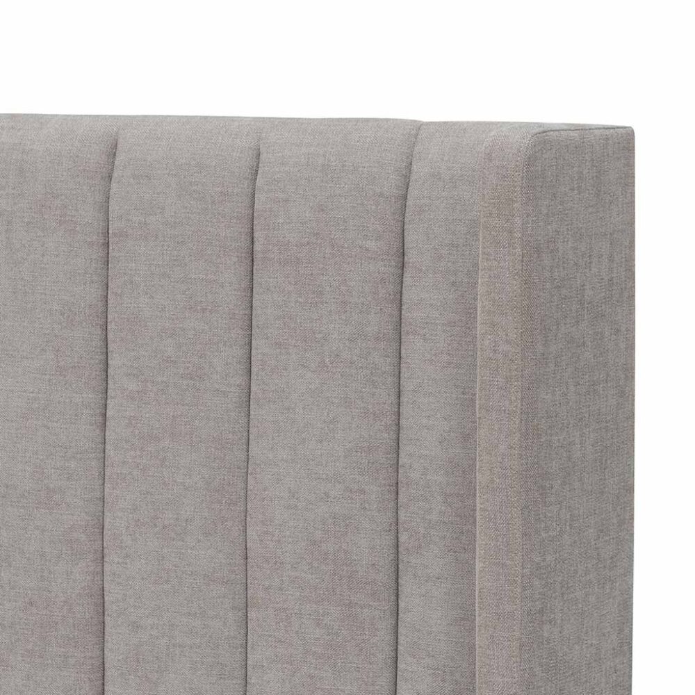 Hillsdale Wide Base Queen Bed Frame - Oyster Beige - Image 11