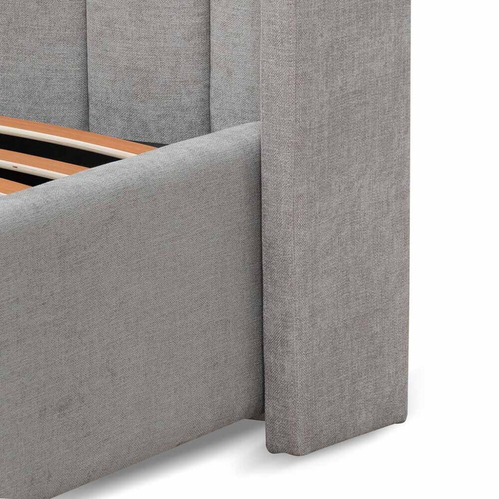 Hillsdale Wide Base Queen Bed Frame - Oyster Beige - Image 7