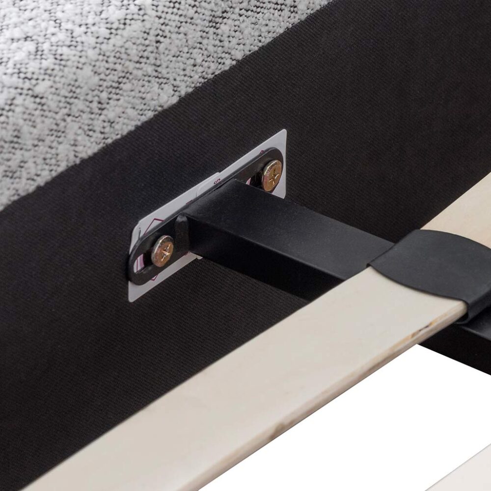 Castillo Queen Bed Frame - Pepper Boucle - Image 12