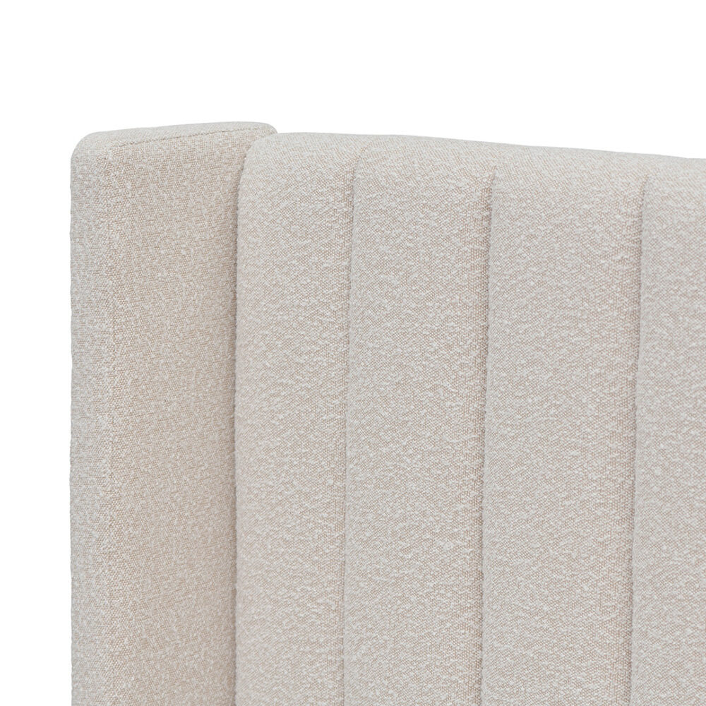 Hillsdale King Bed Frame - Snow Boucle - Image 10