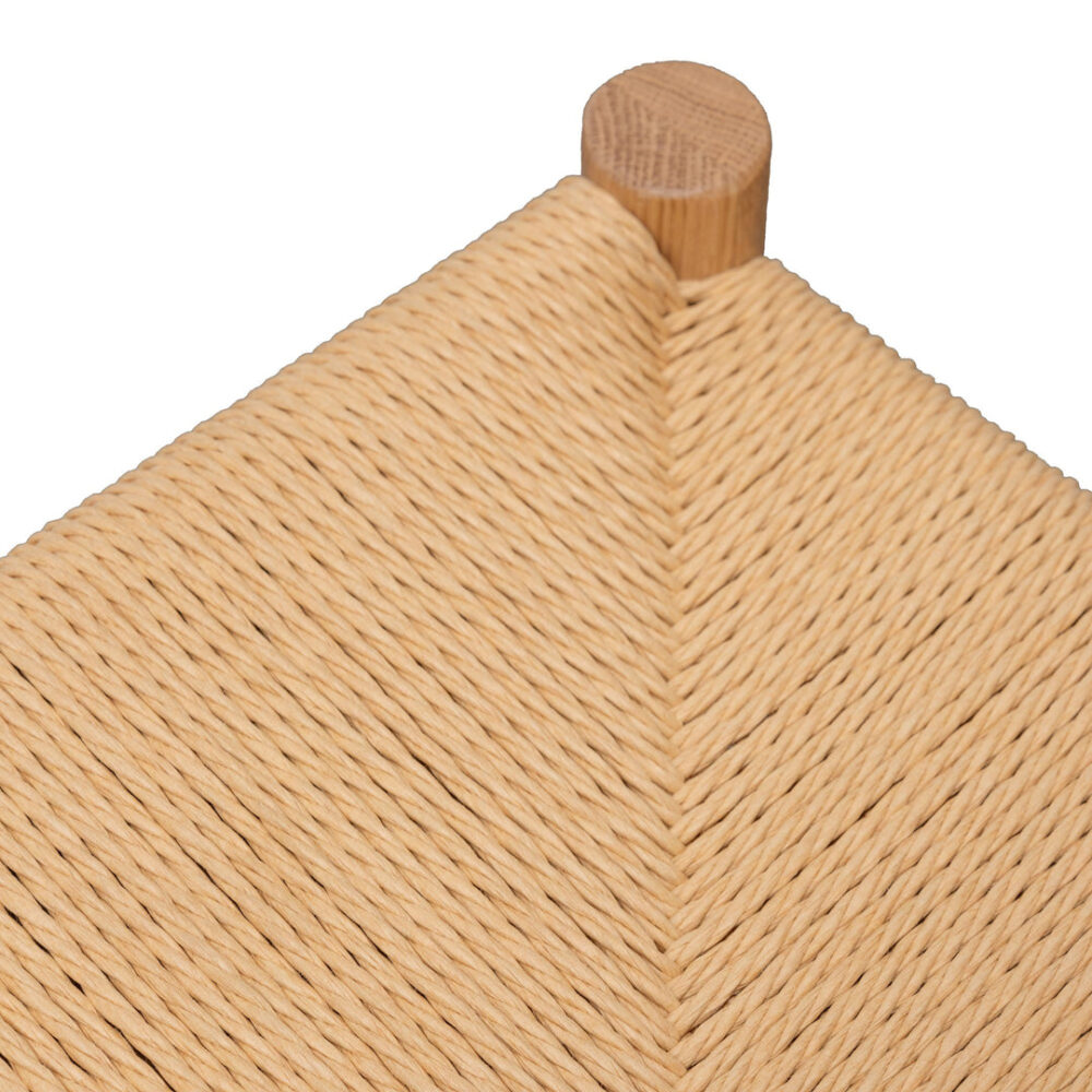 Erika 65cm Rattan Bar Stool - Natural - Image 6