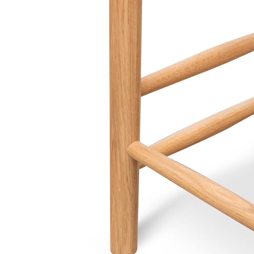 Erika 65cm Rattan Bar Stool - Natural - Image 7