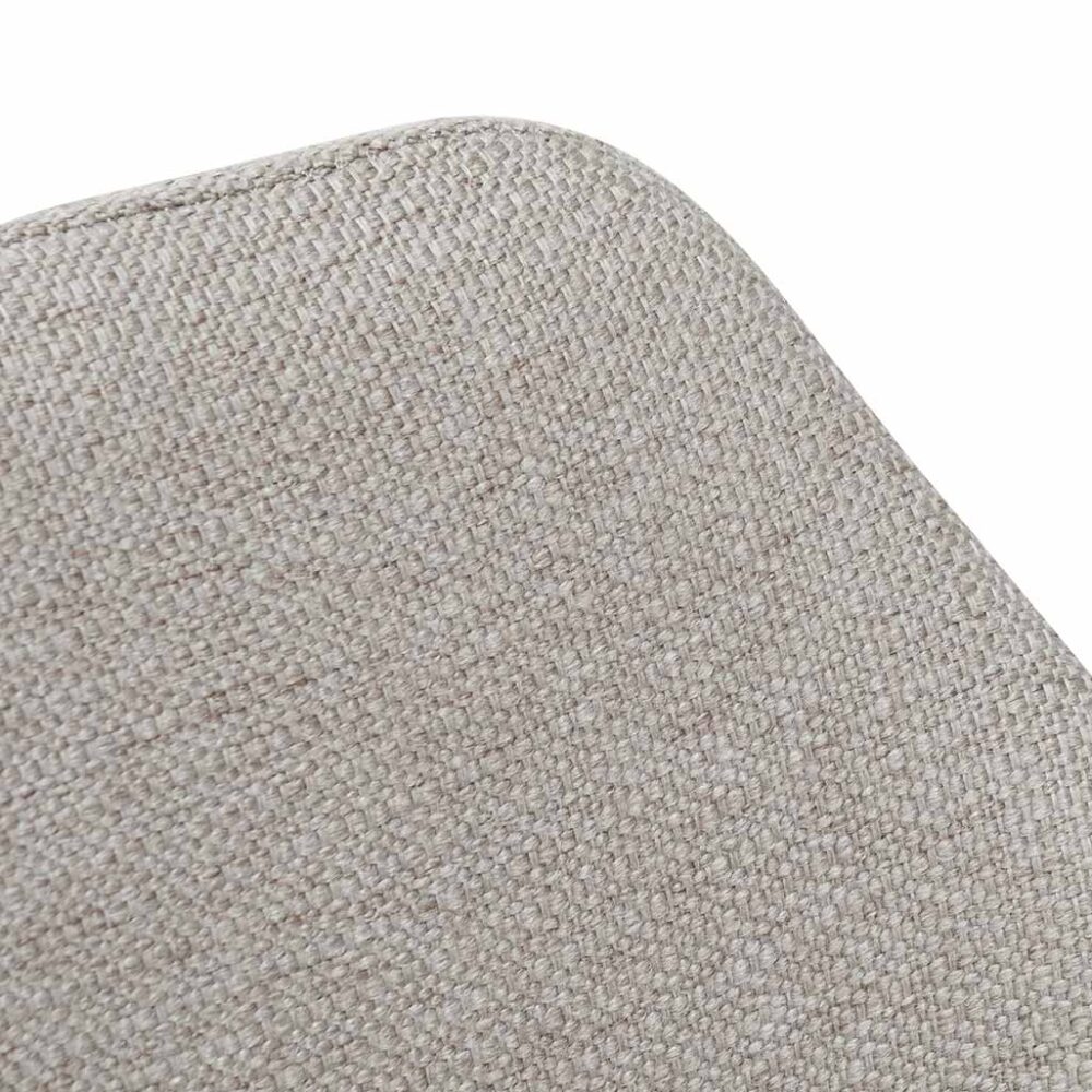 Set of 2 - Cody 68cm Fabric Bar Stool - Beige - Image 7