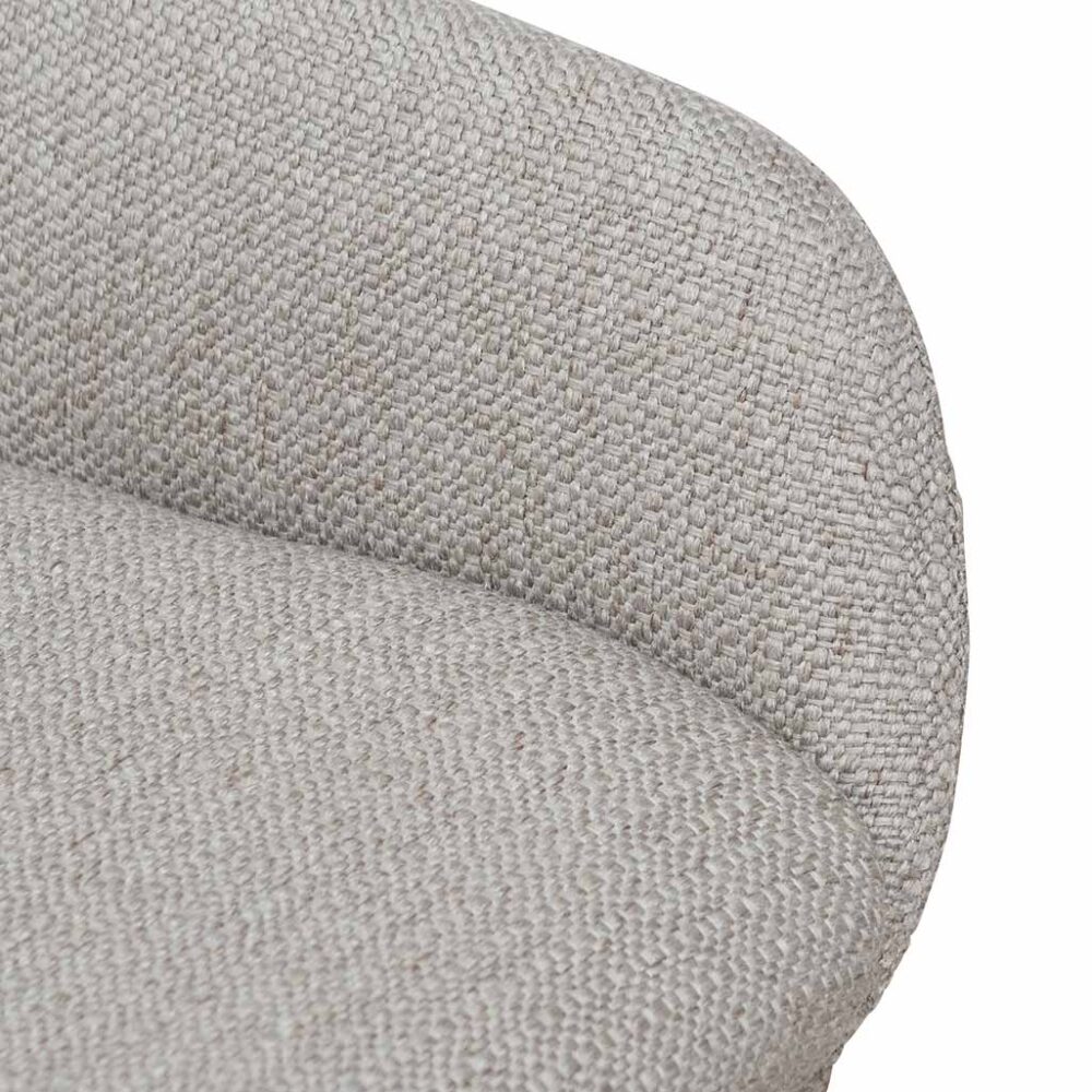 Set of 2 - Cody 68cm Fabric Bar Stool - Beige - Image 8