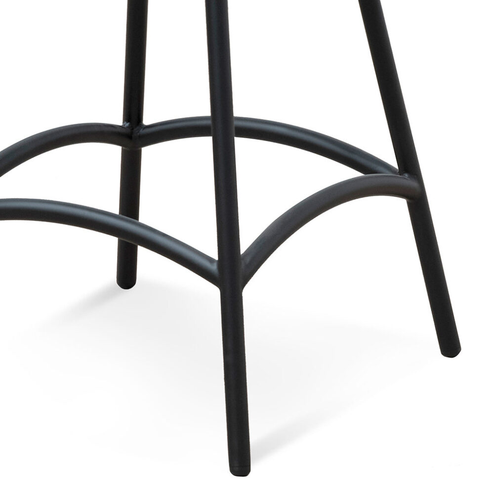 Alondra 65cm Barstool - Full Black - Image 6