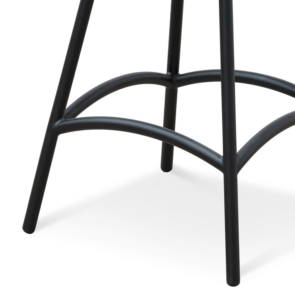 Alondra 65cm Barstool - Full Black - Image 7