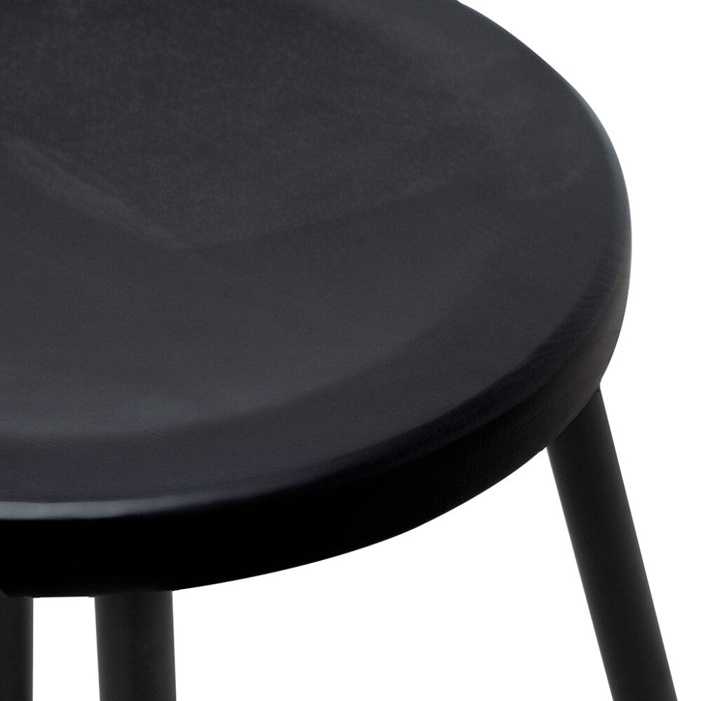 Alondra 65cm Barstool - Full Black - Image 4