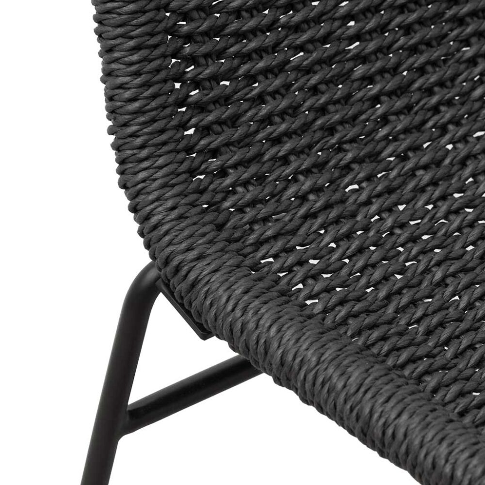 Set of 2 - Kelton 65cm Barstool - Full Black - Image 10